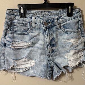 American Eagle Strigid Double Crossover Button short
